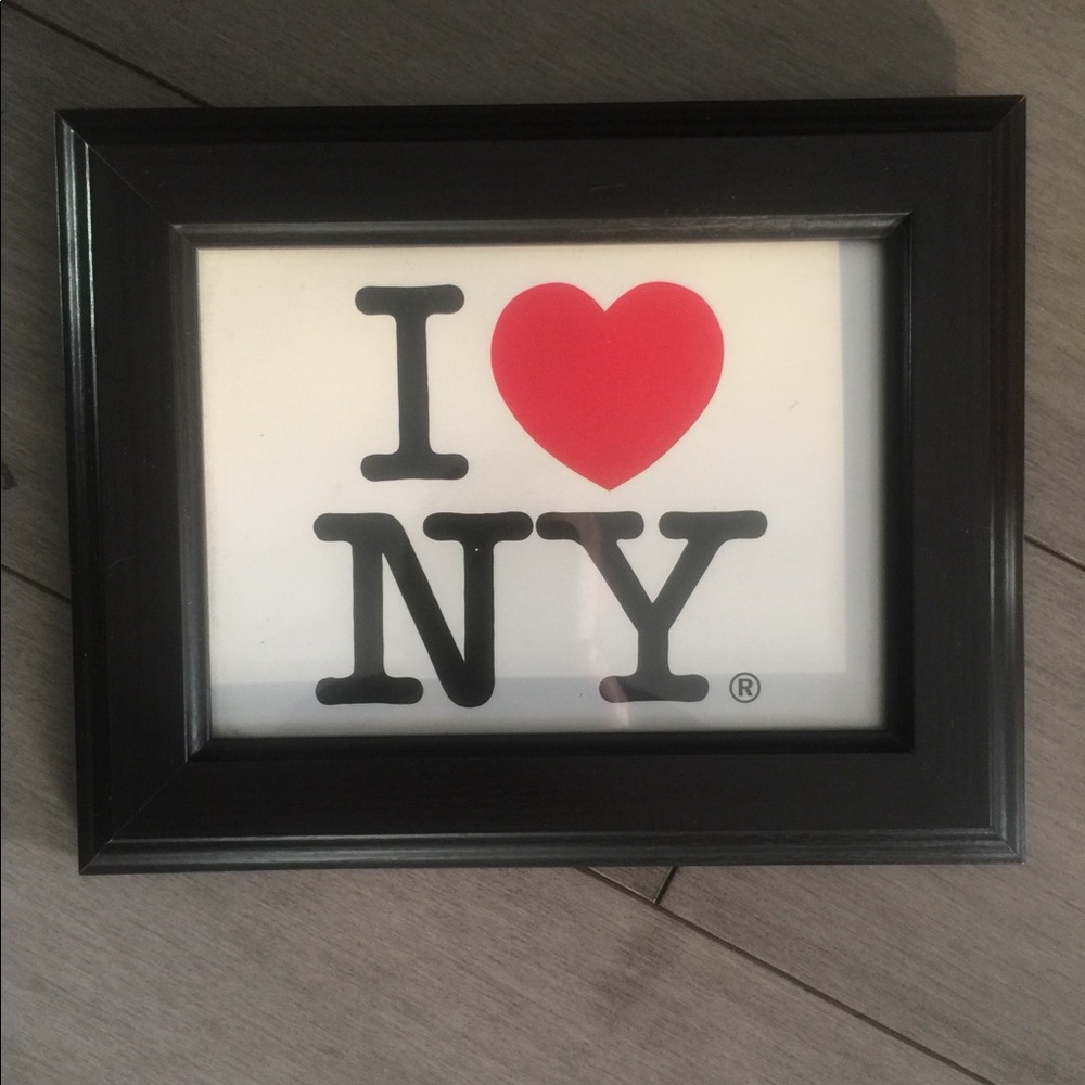 I LOVE NEW YORK POSTCARD PICTURE FRAME 24cm x 18cm